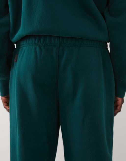 4505 - Icon Rest Day - Pantalon de jogging en coton épais 440 g/m<sup>2</sup> à poches zippées - Vert bouteille délavé, 5 de 5