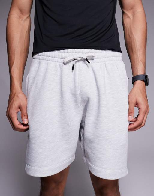 4505 - Icon Rest Day - Short 18 cm en coton épais 420 g/m<sup>2</sup> - Gris chiné, 4 de 5