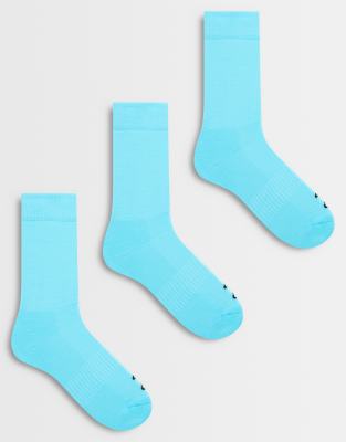 4505 Icon Running Socks With Arch Support And Anti-bacterial Finish In Blue