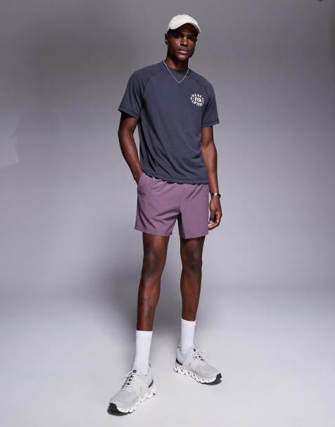 4505 – Icon – Schnelltrocknende Trainingsshorts in Marineblau mit Reißverschlusstaschen, 13 cm Schrittlänge - view 1