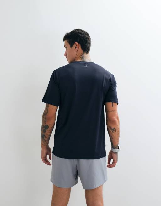 4505 Icon schnelltrocknendes Mesh-Training-T-Shirt in Marineblau, 5 von 5