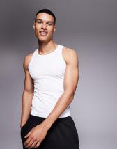 ASOS 4505 Icon slim fit seamless ribbed tank top in black