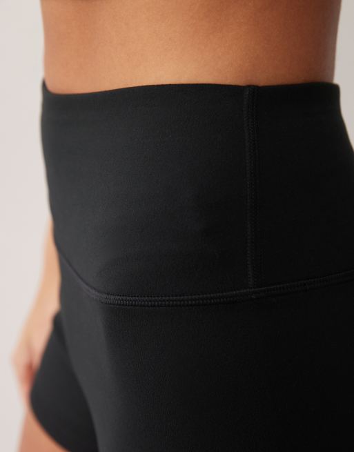 4505 - Icon - Shorts neri morbidi al tatto da 8 cm a vita alta , 4 di 5