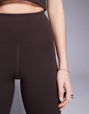 Shop 4505 Icon Slim Kick Soft Touch High Waist Yoga Legging In Brown