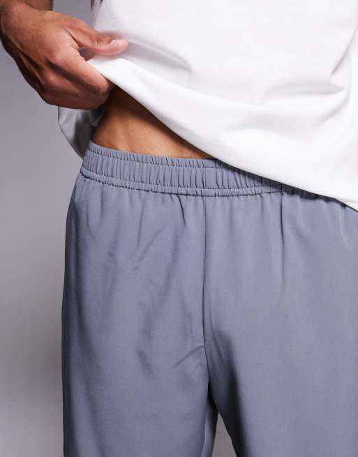 4505 - Icon - Sneldrogende trainingsshort van 13 cm met ritszakken in grijs, 3 van 5