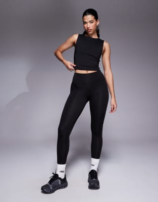 4505 Icon Soft Touch High Neck Tank Top With Shelf Bra