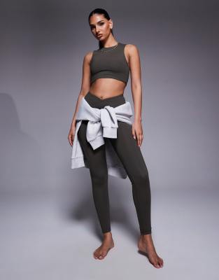 4505 Icon Soft Touch High Neck Tank Top With Shelf Bra