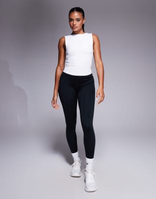 4505 Icon Soft Touch High Neck Tank With Inner Bra