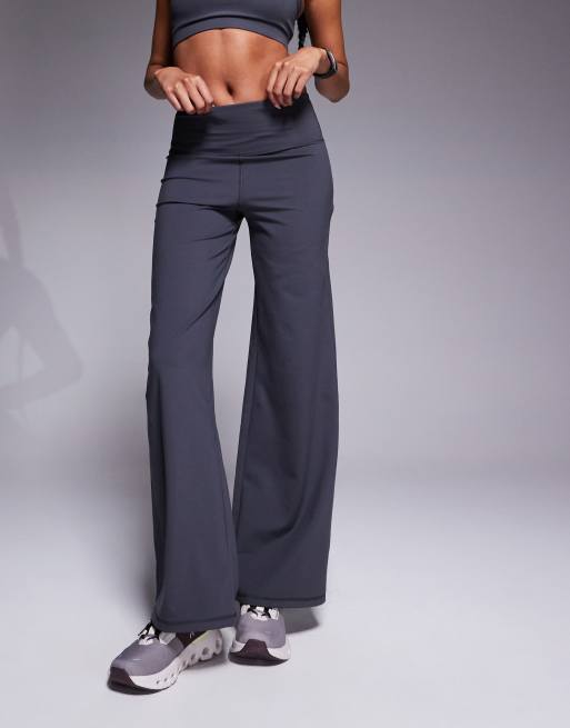 4505 Icon soft touch high rise wide leg dance pants in iron