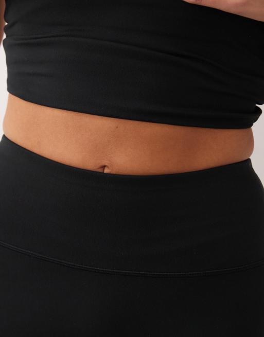 4505 Icon soft touch high waist 3 inch booty short in black , 3 of 5