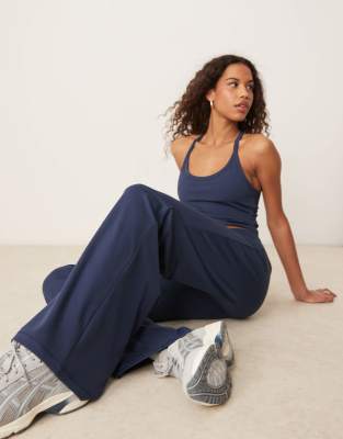 4505 4505 Icon soft touch high waist dance pant in midnight navy