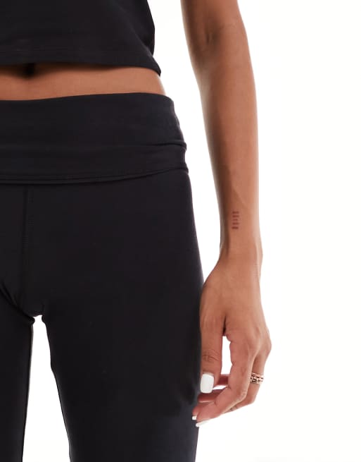 4505 Icon soft touch high waist slim kick yoga leggings in black, 5 of 5