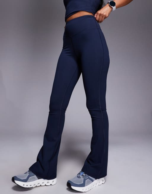 4505 Icon soft touch high waist slim kick yoga leggings in midnight navy, 5 of 5