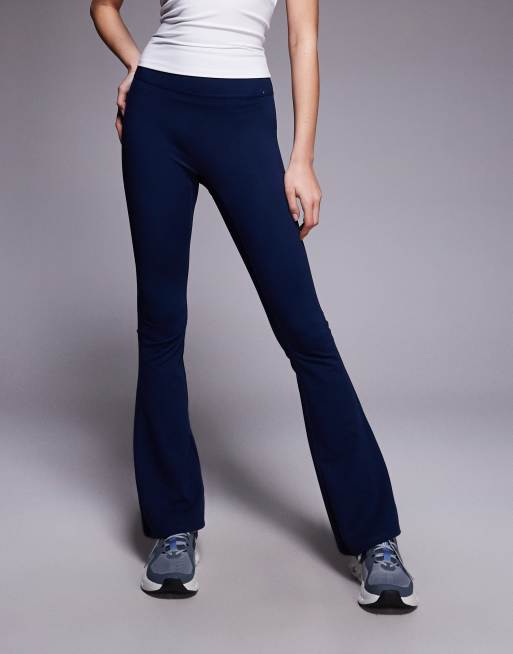 4505 Icon soft touch high waist slim kick yoga leggings in midnight navy , 4 of 5