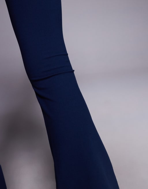 4505 Icon soft touch high waist slim kick yoga leggings in midnight navy , 5 of 5