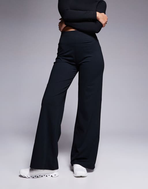 4505 Icon soft touch high waist wide leg dance pant in black, 4 of 5