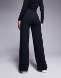 [ASOS] 4505 Icon soft touch high waist wide leg dance pants in black 14 BLACK