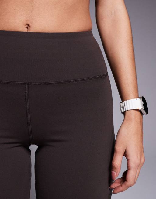 4505 Icon soft touch high waist wide leg dance pants in chocolate, 5 of 5