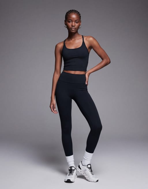 4505 Icon soft touch high waist yoga legging in black, 10 of 11