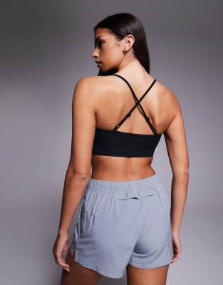 4505 Icon Soft Touch Medium Support Sports Bra With Adjustable Straps In Black