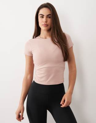 4505 Icon Soft Touch Studio Baby T-shirt In Pink