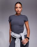 [ASOS] 4505 Icon soft touch studio baby t-shirt in iron grey 12 Iron grey