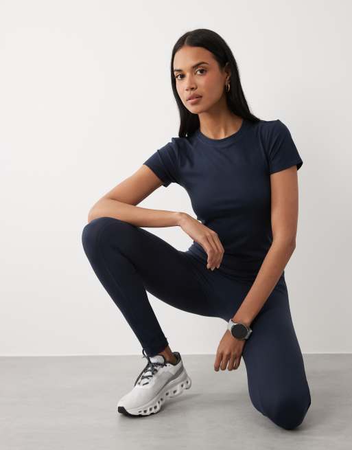 4505 Icon soft touch studio baby t-shirt in midnight navy, 2 of 4