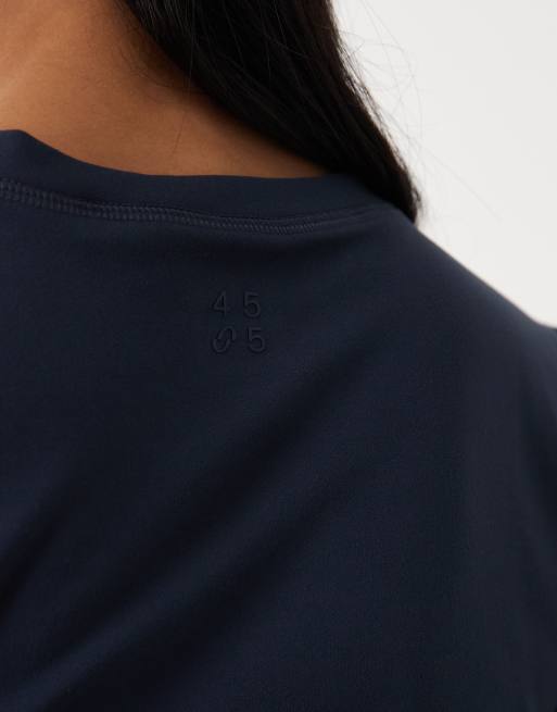4505 Icon soft touch studio baby t-shirt in midnight navy, 4 of 4