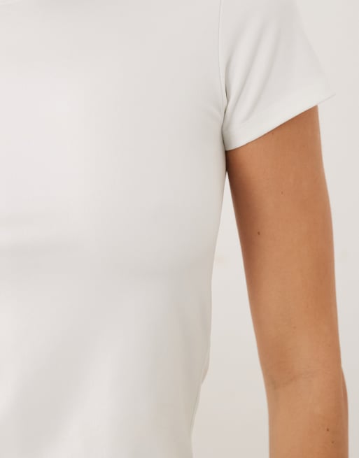 4505 Icon soft touch studio baby t-shirt in white, 4 of 4