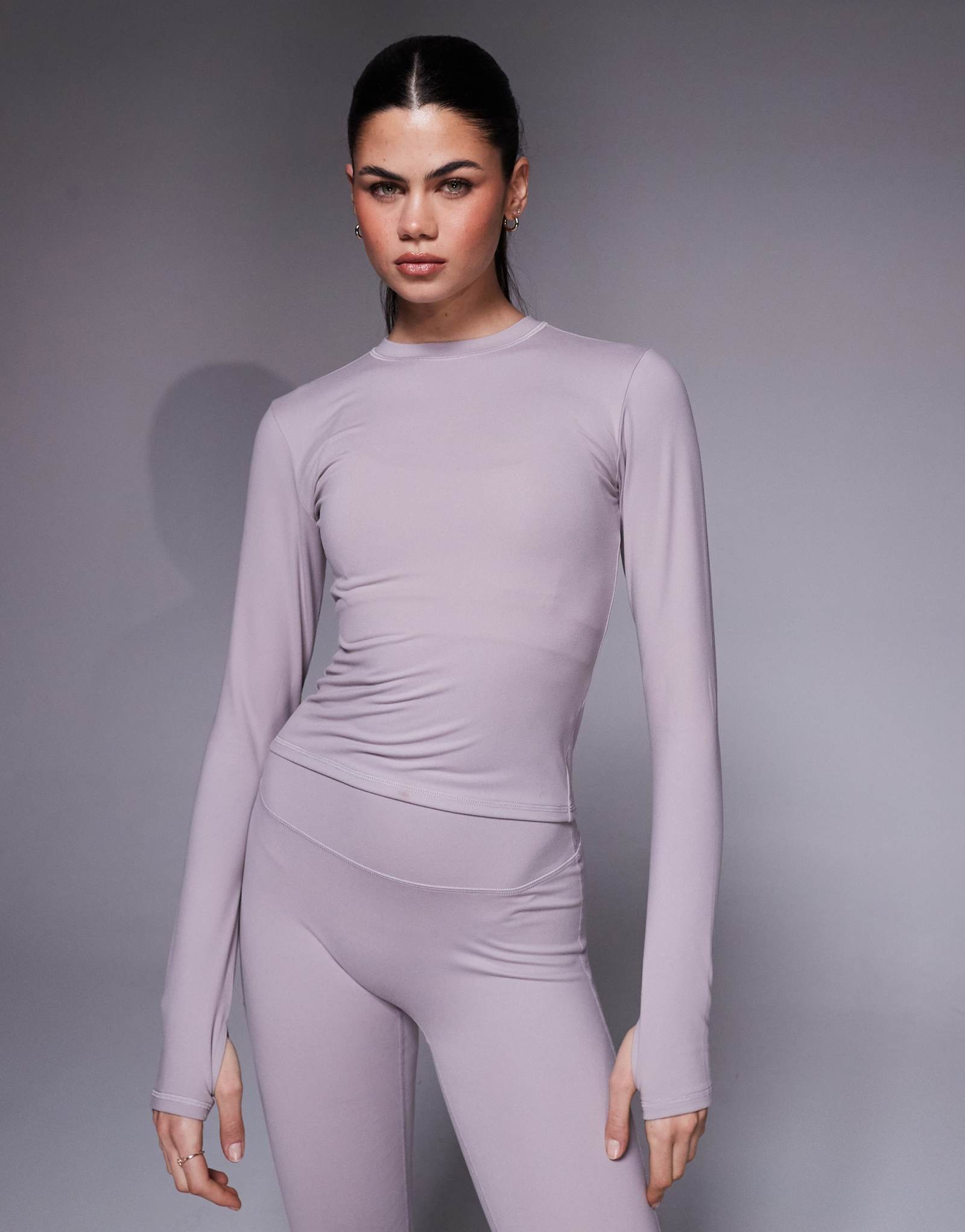 4505 Детская футболка Icon soft touch studio с длинным рукавом цвета ясеня