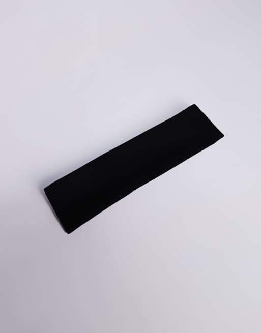 4505 Icon soft touch wide yoga headband in black 
