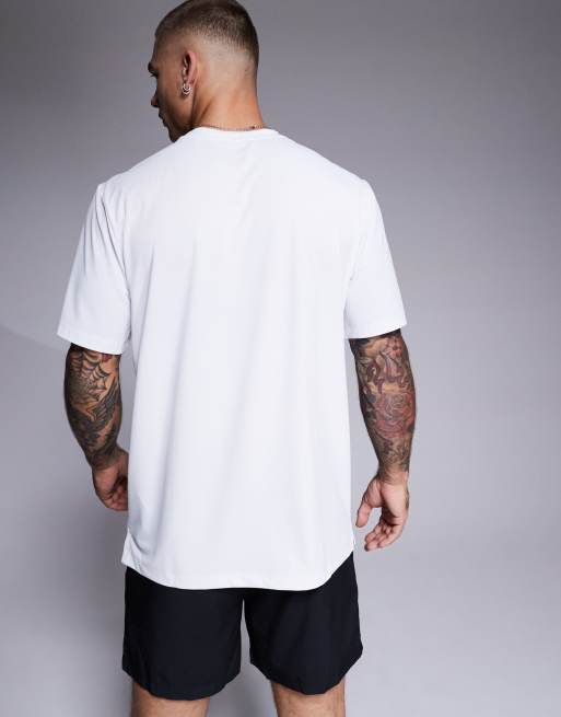 4505 – Icon – Sport-T-Shirt aus schnelltrocknendem Netzstoff in Weiß , 3 von 4