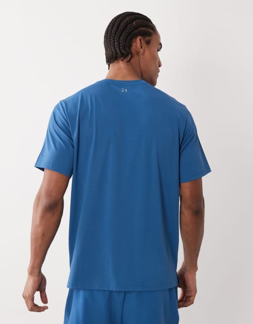 4505 - Icon - Sportshirt van sneldrogend mesh in blauw, 3 van 5