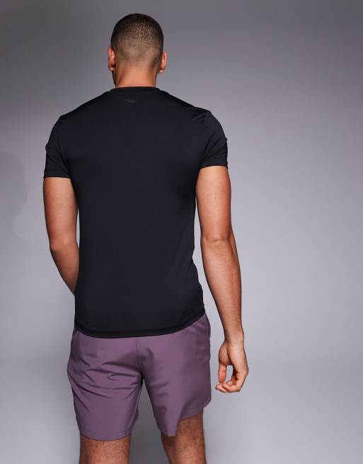 4505 – Icon – Svart t-shirt för träning i muscle fit, 3 av 5