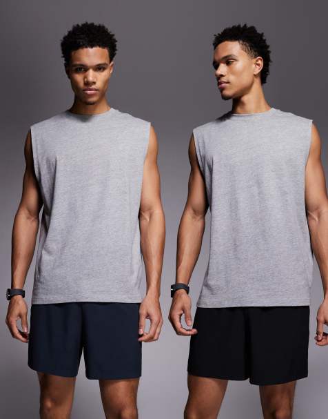 4505 – Icon – Svarta och blå, snabbtorkande träningsshorts med fickor och 5 tum benlängd, 2-pack - view 1