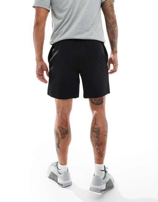 4505 – Icon – Svarta, snabbtorkande träningsshorts, 18cm benlängd    , 3 av 5