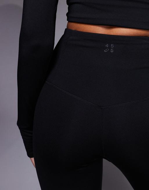 4505 – Icon – Svarta, termiska löparleggings med hög midja, 2 av 5