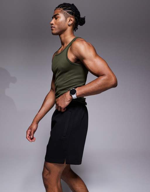 4505 – Icon – Sweatshorts aus schwerer Baumwolle in Schwarz mit schnell trocknendem Finish, 3 von 5