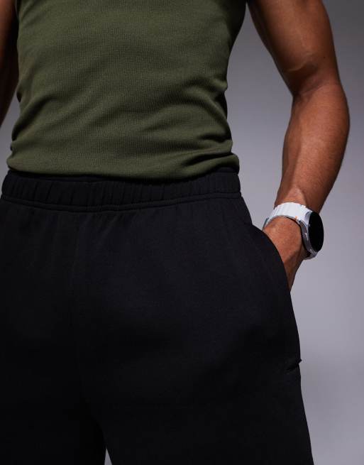4505 – Icon – Sweatshorts aus schwerer Baumwolle in Schwarz mit schnell trocknendem Finish, 4 von 5