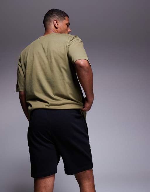 4505 – Icon – Sweatshorts aus schwerer Baumwolle in Schwarz mit schnell trocknendem Finish, 4 von 5