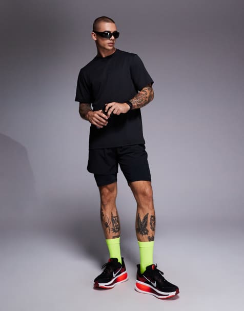 4505 Icon quick dry mesh training t-shirt in black 