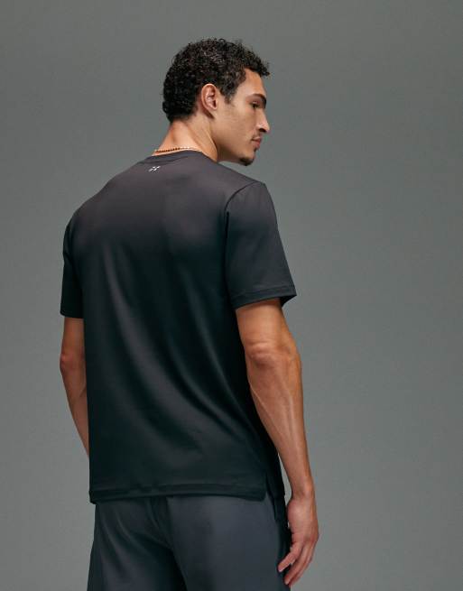 4505 – Icon – Szybkoschnący czarny siateczkowy T-shirt sportowy, 4 z 5