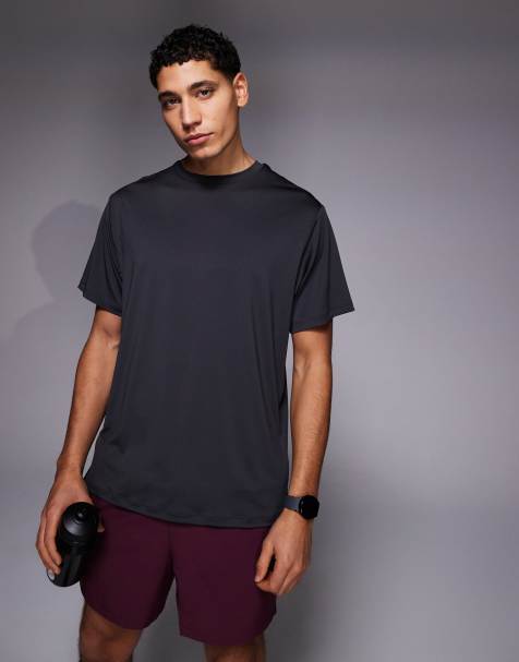 4505 – Icon – Szybkoschnący grafitowy siateczkowy T-shirt sportowy - view 1