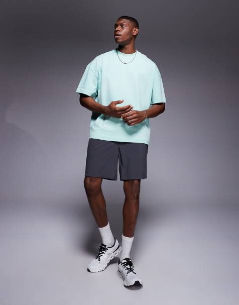 4505 Icon heavyweight cotton oversized t-shirt with quick dry finish in mint green