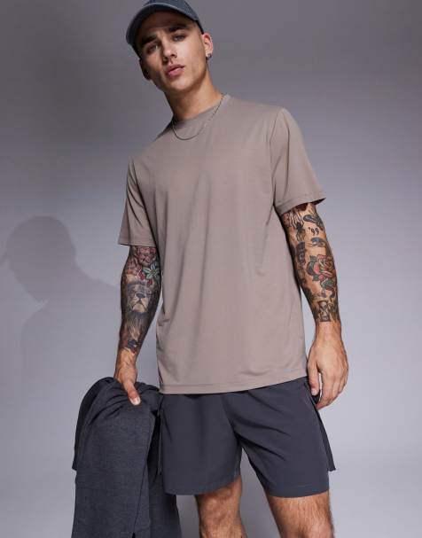 4505 - Icon - T-shirt da allenamento grigio talpa ad asciugatura rapida - view 1