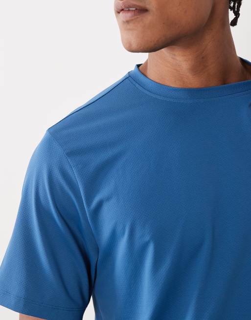 4505 - Icon - T-shirt da allenamento in rete quick dry blu baltico, 4 di 5