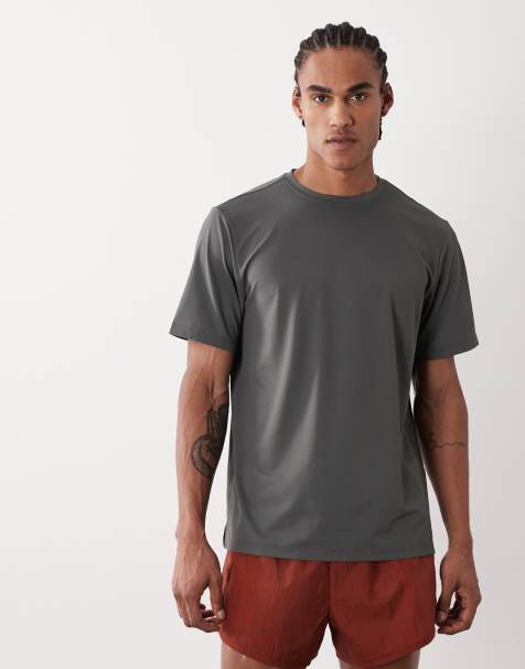 4505 - Icon - T-shirt da allenamento in rete quick dry grigio scuro - view 1
