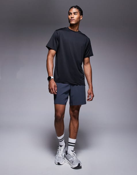 4505 - Icon - T-shirt da allenamento taglio comodo in tessuto ad asciugatura rapida nera - view 1