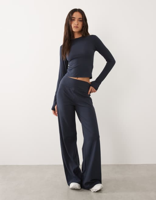 Icon - Ensemble de yoga en tissu doux - Bleu nuit, 6 de 6