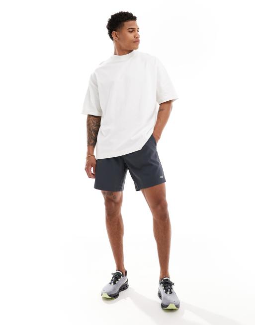 4505 - Icon - T-shirt oversize coupe carrée en tissu épais à séchage rapide - Blanc, 3 de 4